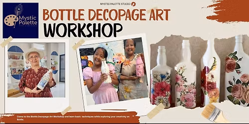 Bottle decoupage