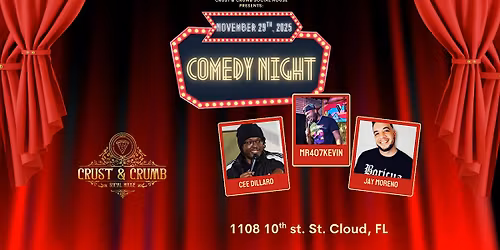 COMEDY NIGHT @ CRUST & CRUMB SOCIAL HOUSE