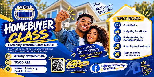 Your Next Chapter: Homebuyer Class with Treasure Coast NAREB