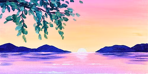 Sip & Paint at Club Haus Harbourside, Bristol - "Mallorcan Glow"