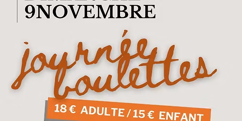 Journée boulettes 