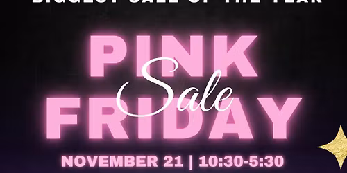 \ud83d\udc95 PINK FRIDAY | Our Biggest Sale Of The Year \ud83d\udc95