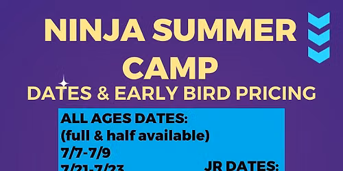 Summer Ninja Warrior Camps