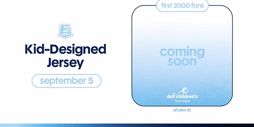 September 5: Kid-Designed Jersey Giveaway