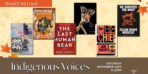 Aloud \/ Out Loud: Indigenous Voices