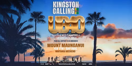 Kingston Calling presents UB40 Live with Ali Campbell - Mount Maunganui