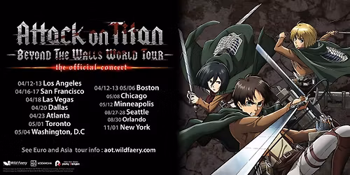 Attack on Titan - Beyond the Walls World - The Official Concert at Bellco Theatre at Colorado Convention Center