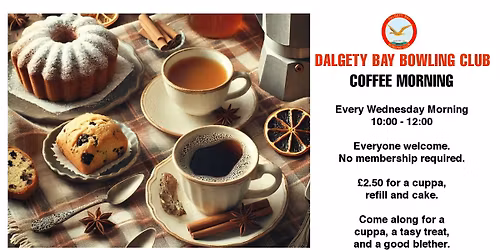 DBBC Weekly Wednesday Coffee Morning 10-12