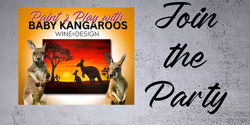 Paint and Play with Baby Kangaroos