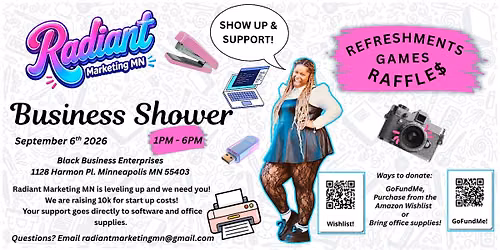 Radiant Marketing MN - Business Shower & Fundraiser