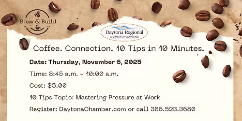 Brew & Build: Mastering Pressure at Work: Build Resilience. Boost Results. Lead with Clarity