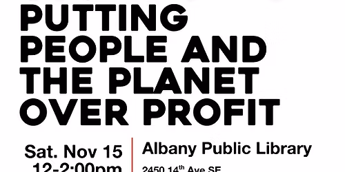 Albany, OR: Socialism 101 Public Forum 