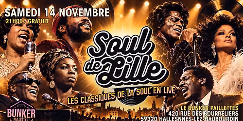 \ud83e\udea9 SOUL DE LILLE (LIVE) + DJ SET \ud83e\udea9