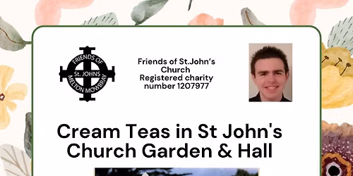 \tCream Teas @ St John's Church & Hall 