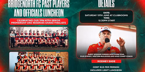 Bridgenorth FC Past Players & Officials Luncheon
