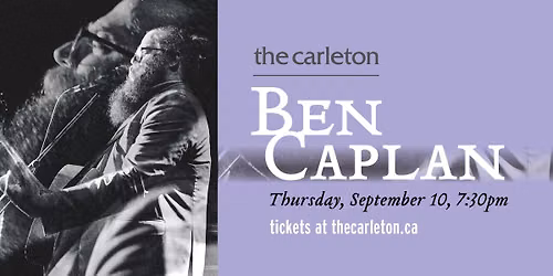 SOLD OUT! Ben Caplan Live at The Carleton