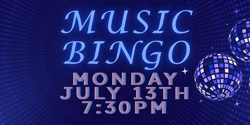 MUSIC BINGO!!