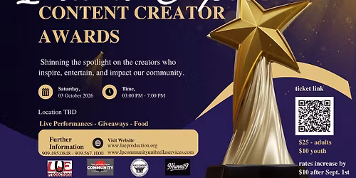Inland Empire Content Creator Awards