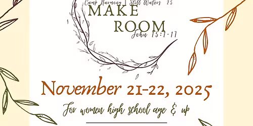 Still Waters Retreat ( Women's)