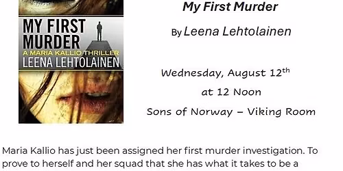 Lesering Book Club - My First Murder by Leena Lehtolainen