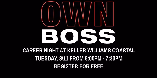 BYOB (Be Your Own Boss) Real Estate Career Night