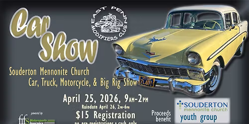East Penn Modifiers Club & Souderton Mennonite Church Car Show