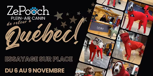 ZePooch revient \u00e0 Qu\u00e9bec!