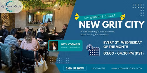 Grit City Monthly Success Circle: Connect. Strategize. Grow\u2026 Together.