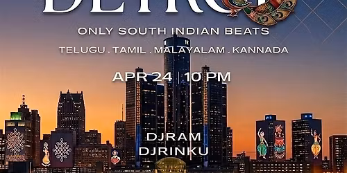 Te.Ta.Ma 7.0 DETROIT  FIRST SOUTH INDIAN NIGHT