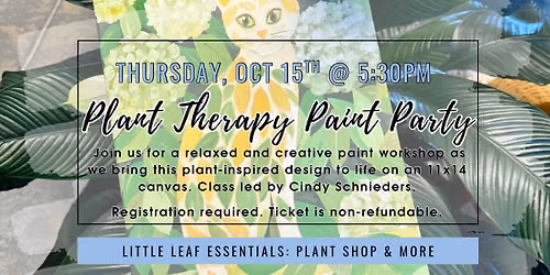 Plant Therapy Paint Party