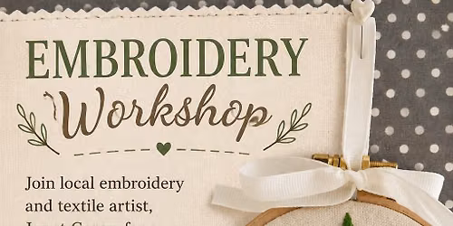 Beginners Embroidery Workshop