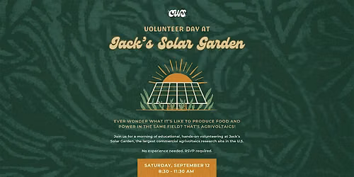 Colorado Women in STEM: Volunteer Day at Jack's Solar Garden