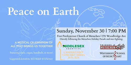 Candlelight Concert Series: Peace on Earth