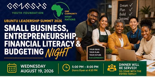 Small Business, Entrepreneurship, Financial Literacy & Budgeting Night