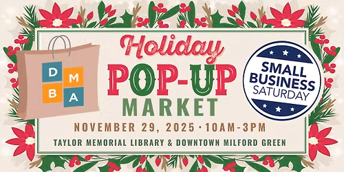 SMALL BUSINESS SATURDAY in Downtown Milford