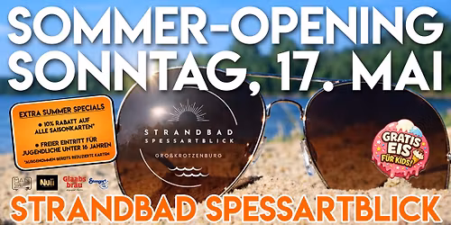 Sommer-Opening 2026 - Strandbad Spessartblick Gro\u00dfkrotzenburg