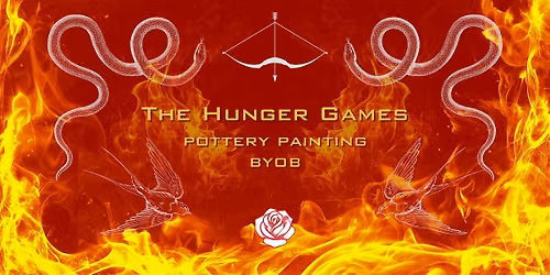Hunger Games Theme Pottery Painting