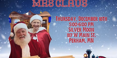 Meet Santa & Mrs Claus at Silver Moon!