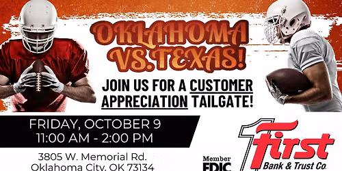 Edmond\/OKC Banking Center's Customer Appreciation Tailgate!