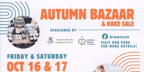 Autumn Bazaar and Bake Sale