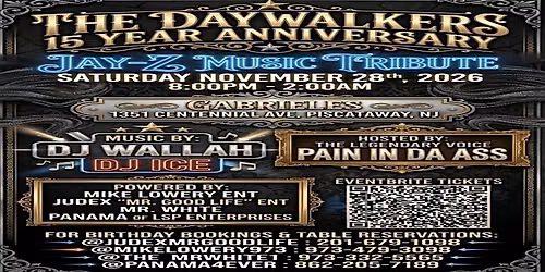 DAY WALKERS 15 YEAR ANNIVERSARY JAY-Z MUSIC TRIBUTE