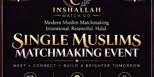 IMC Muslim Matchmaking Event Blackburn