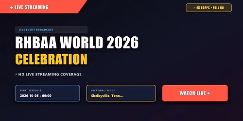 LIVE`Stream@!~ RHBAA World Celebration 2026 - Livestream