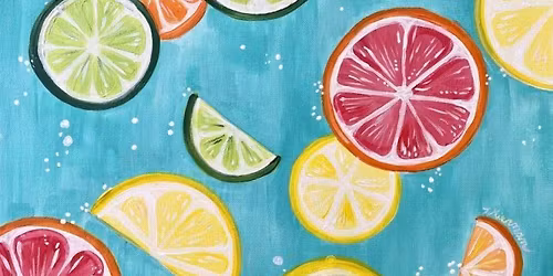 Paint & Sip Event @ Two Blokes Brewing: Slices of Summer
