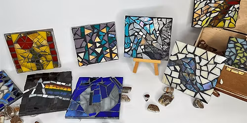 Stained Glass Mosaic Coaster