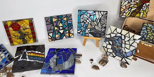 Stained Glass Mosaic Coaster
