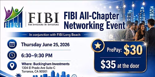 FIBI All-Chapter Networking Event