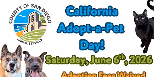 California Adopt-a-Pet Day!