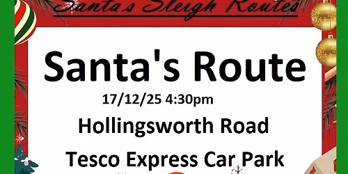 Santa's Hollingsworth Route