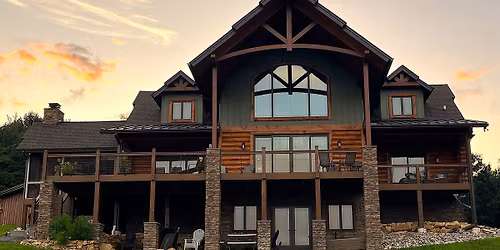 Custom Log Home Tour